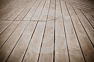 Texture of wooden boards floor