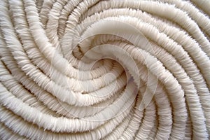 Texture of Wool: Close-Up Image of Woven Fabric