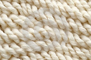 Texture of Wool: Close-Up Image of Woven Fabric