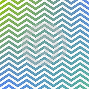 Vector Interlacing Blue Green and White Zigzag Stripes Texture Background