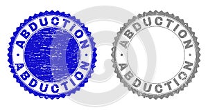 Textured ABDUCTION Scratched Stamp Seals with Ribbon