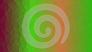 Abstract voronoi gradient with red, orange, and green cellular texture