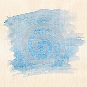 Textured Abstract Paint Blue Watercolor Paper