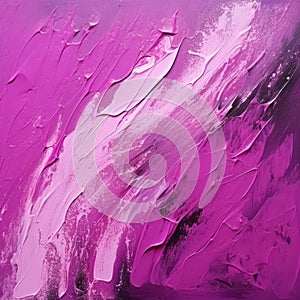 Textured Acrylic Abstract Painting In Purple And Black photo