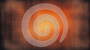 Grungy Orange and Brown Textured Background with Grid Overlay