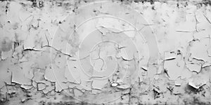 Textured background of a distressed wall with flaking white paint