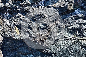 Textured background embossed stone surface