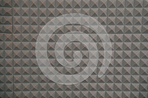 Textured background of a grey wall. Audio isolation euqipment