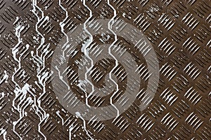 Textured background of grungy metal surface