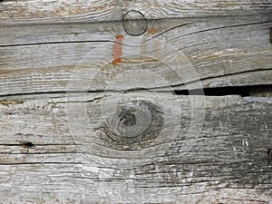 Textured background from rotten boards