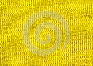 Textured  background of yellow fabric