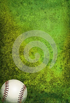 Textured Baseball Field Background with Ball