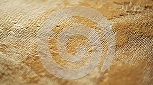 Textured Beige Fabric Close Up Showing Subtle Pattern