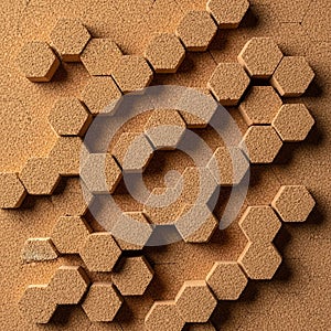 The arrangement casts subtle shadows, enhancing the depth and visual complexity