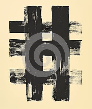 Textured Black Abstract Paintings design