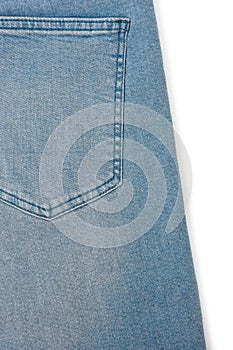 Textured blue denim texture stitched with a button-up texture