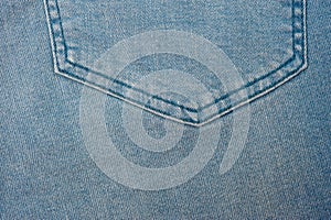 Textured blue denim texture stitched with a button-up texture