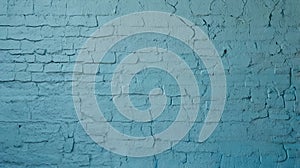 Textured Blue Painted Brick Wall Background