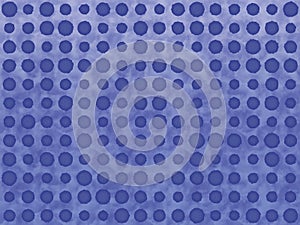 Textured blue polka dot abstract background