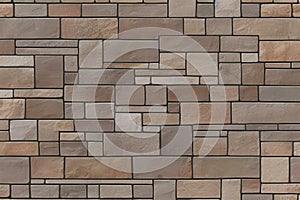 Textured Brick Wall with Balanced Lighting