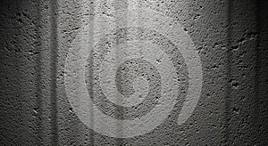 Textured Concrete Wall with Dramatic Vertical Shadow Lines background