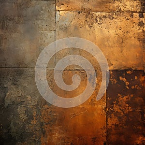 Textured Copper Background Abstract Art Inspired By Nadav Kander