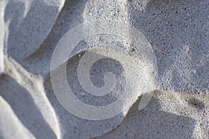 Textured 3D wall casting shadows