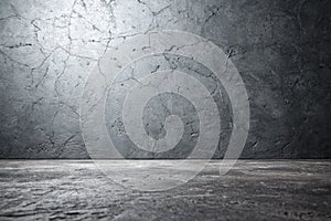 Textured dark grey concrete background