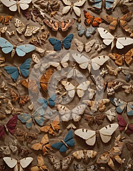 Assortment of Butterfly Specimens photo