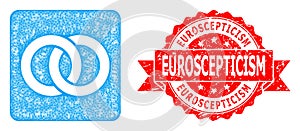 Textured Euroscepticism Seal and Network Wedding Rings Icon