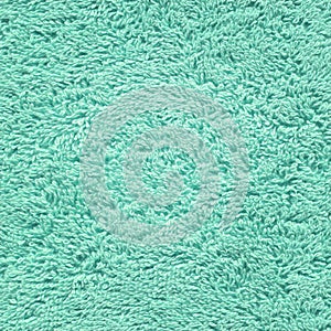 Textured fabric background in mint color