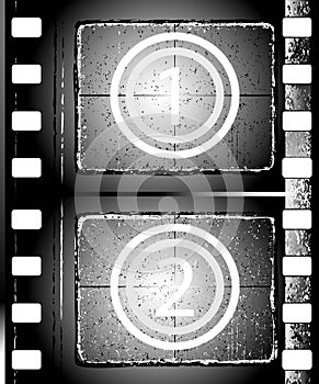 Textured film strip