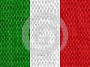 Textured flag of Italy in nice colors