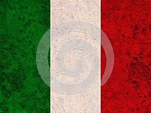 Textured flag of Italy in nice colors