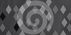 Abstract Gray and Black Diamond Pattern Background
