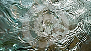 Textured Glass Surface with Rippled Effect