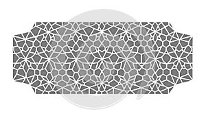 Textured Gray Geometric Abstract Pattern, vector design Generative AI