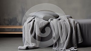 textured heathered grey