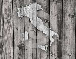 Textured map of Itlay in nice colors