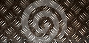 Textured metal background with non slip repetitive pattern