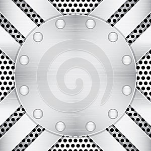 Textured metallic background