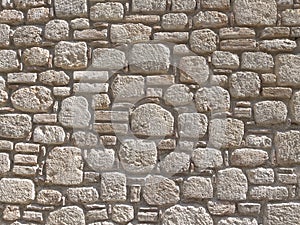 Textured old house stone wall background. Stonewall background or texture