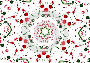 Textured pattern created from paint drops.