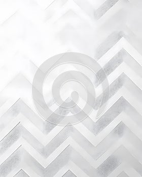 Clean White Chevron Pattern Background with.