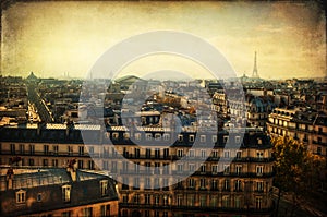 Textured picture from Paris