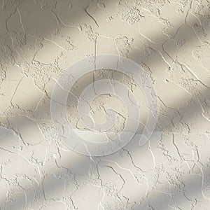 Textured plaster wall featuring irregular patterns and varying thicknesses, creating a cracked