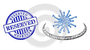 Textured Reserved Seal and Net Virus Area Mesh