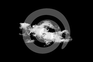 Textured Smoke,cloud isolated on black background,Abstract white