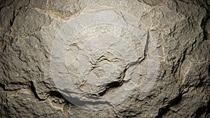 Textured stone surface featuring an irregular pattern of cracks and