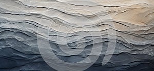 Textured Stone Waves Abstract Background. Generative ai